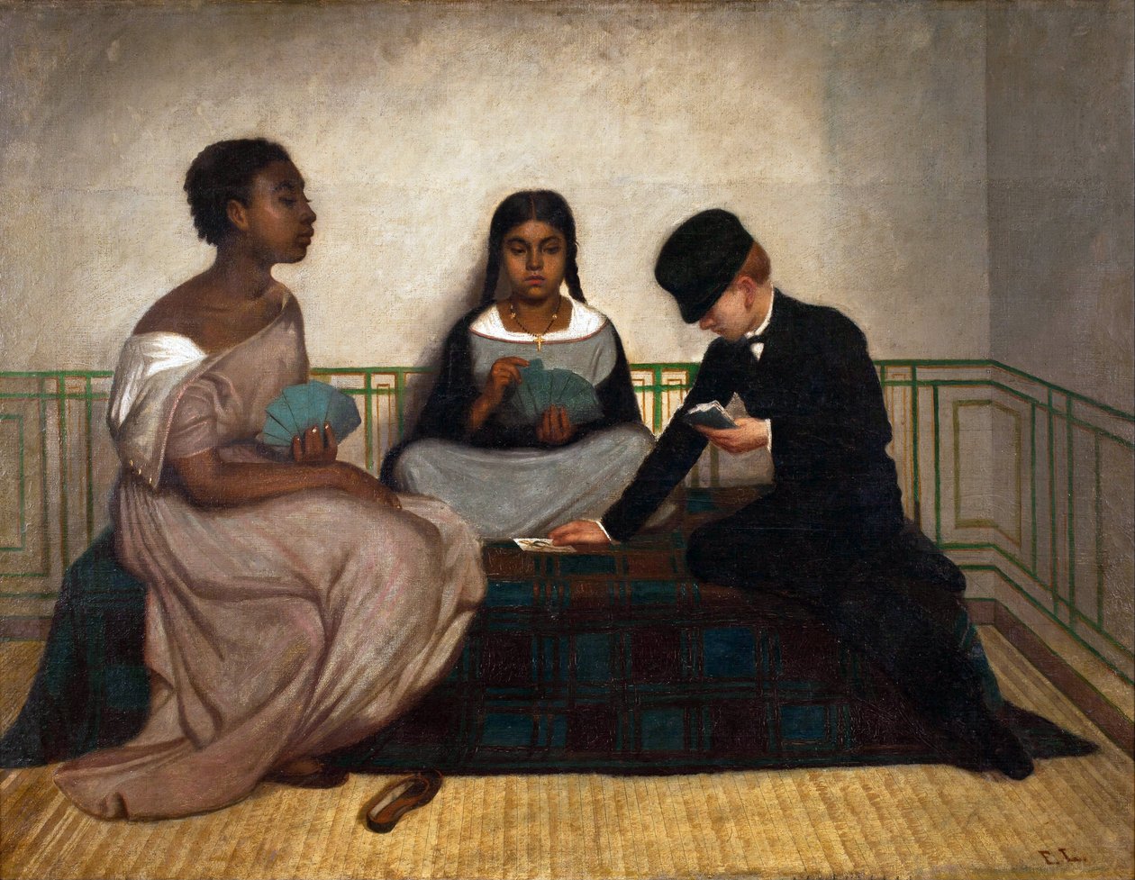 The Three Races or Equality before the Law av Francisco Laso (1823-1869), Lima Museum of Art av Francisco Laso