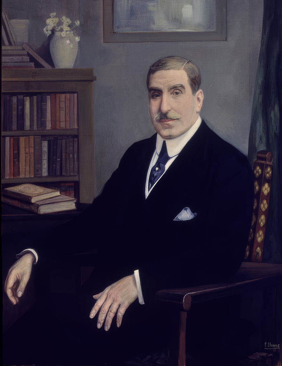 PORTRETT AV JOAQUIN SANCHEZ DE TOCA av Francisco Llorens Diaz
