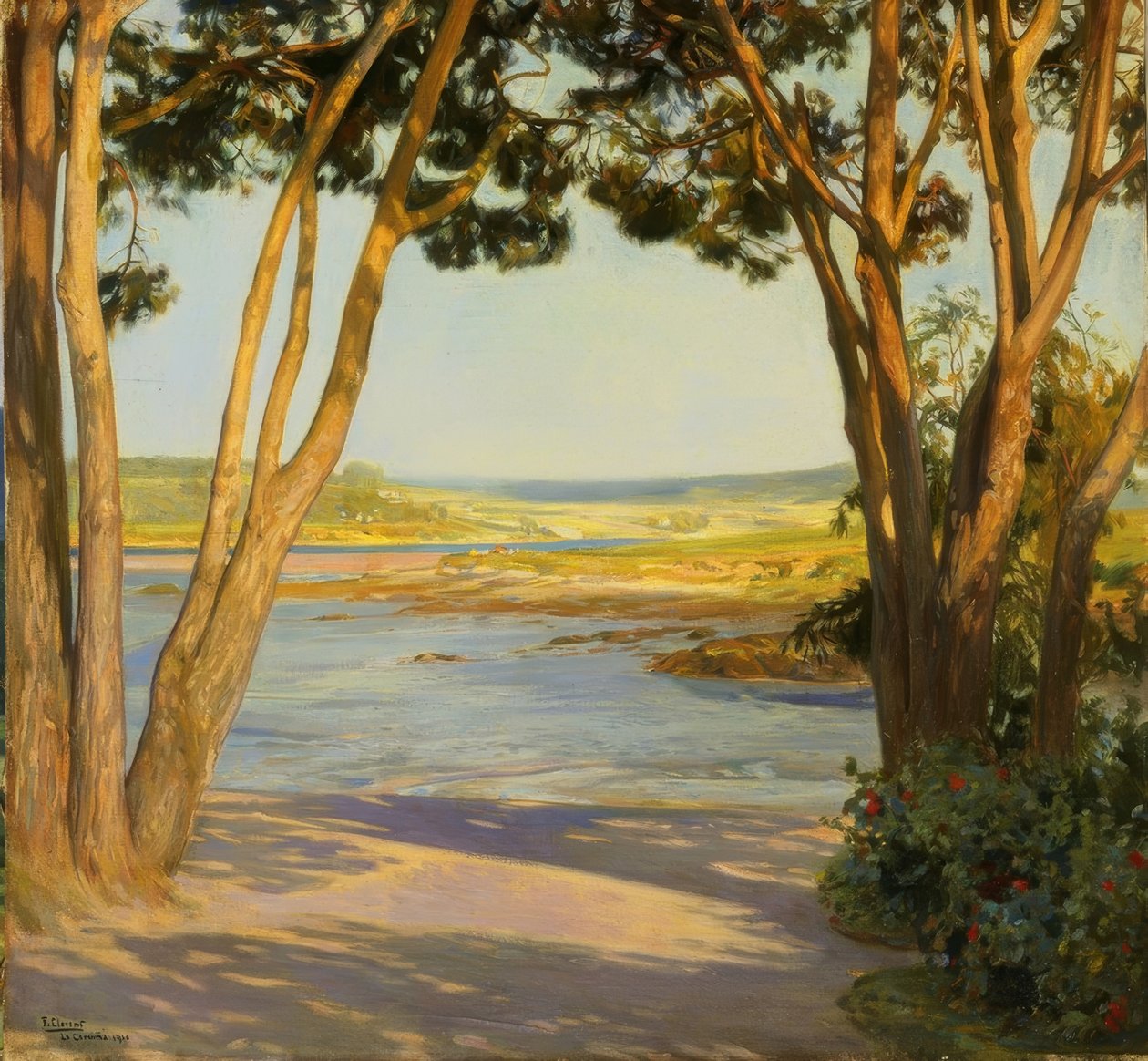SANTA CRUZ – 1910 – OLEO / LIENZO – 92X98 CM av Francisco Llorens Diaz