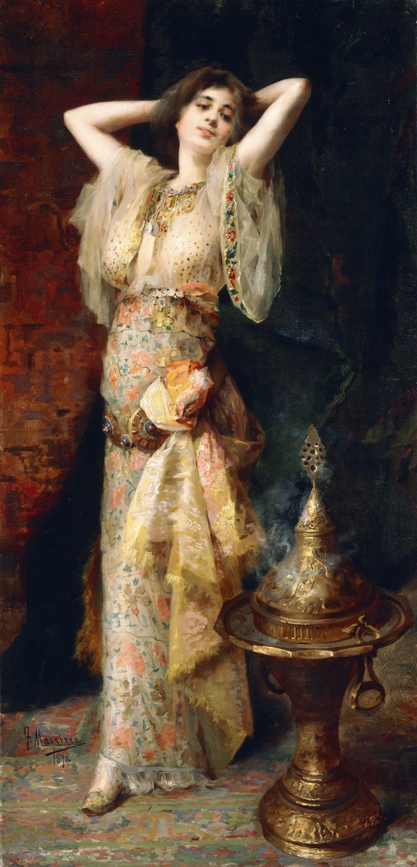 Odalisca, 1898 av Francisco Masriera y Manovens
