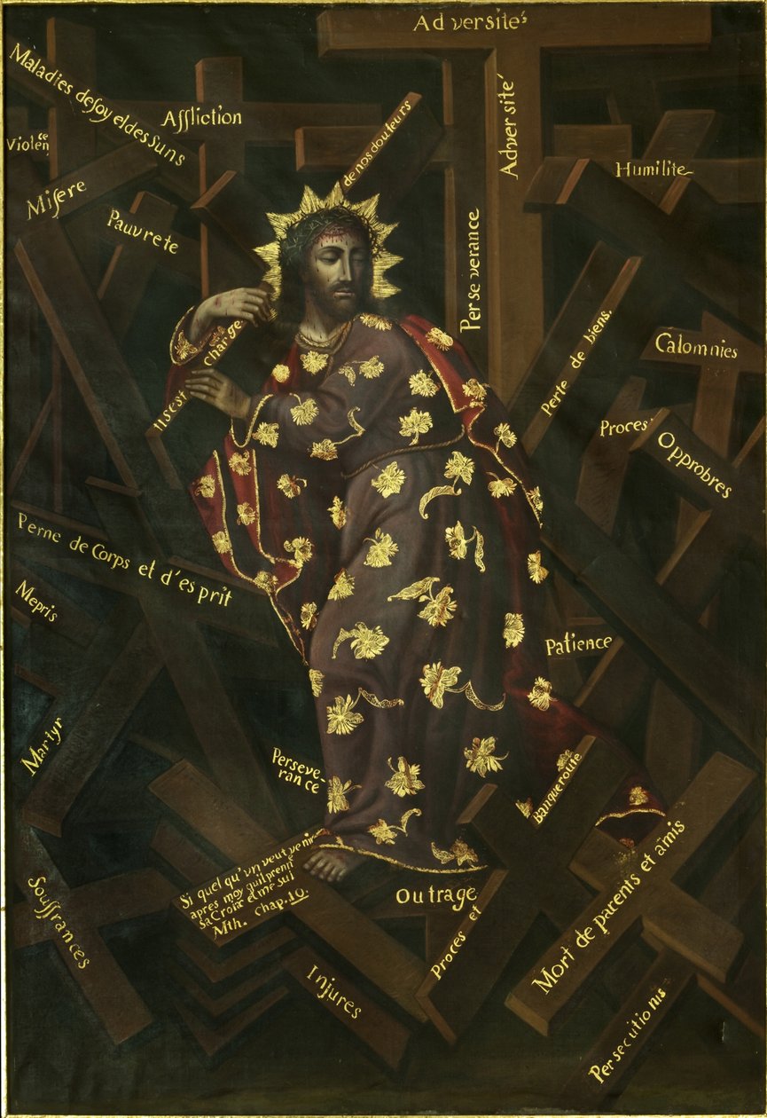The Christ of the Crosses, tidlig på 1700-tallet. av Francisco Moyen