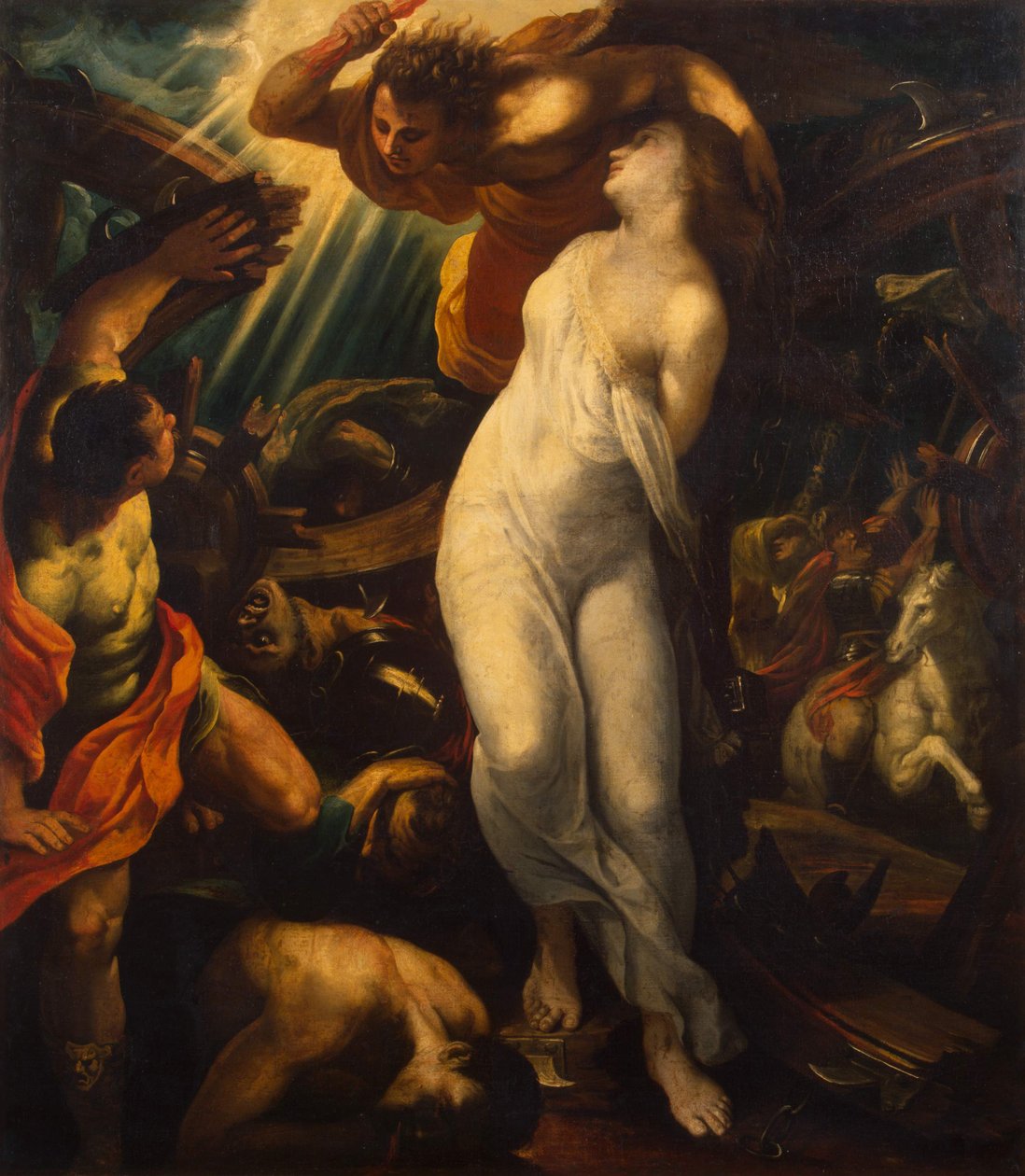 Martyrdommen til Saint Catherine, 1600 av Francisco Ribalta