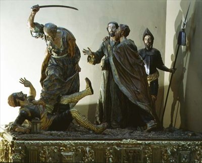 The Arrest of Christ, 1765 (polykromt tre) (for detaljer se 93243) av Francisco Salzillo