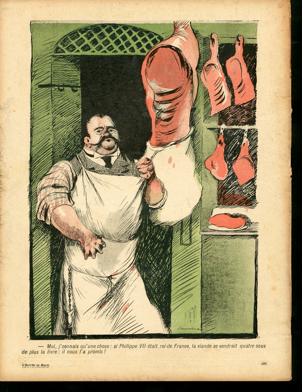 L'Plate au beurre, nummer 226, satirisk i farger av Francisco Sancha y Lengo