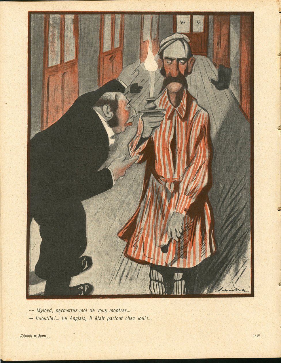 The Butter Plate, nummer 92, Satirical in Colors av Francisco Sancha y Lengo
