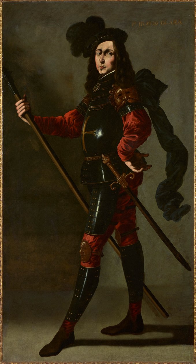 The Infante P. Bustos de Lara, ca 1640-1645. av Francisco de Zurbaran