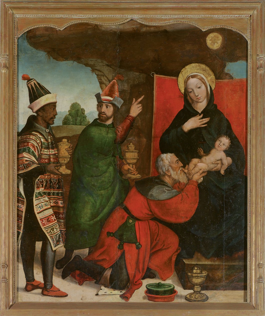 Tilbedelsen av magiene av Francisco de Comontes