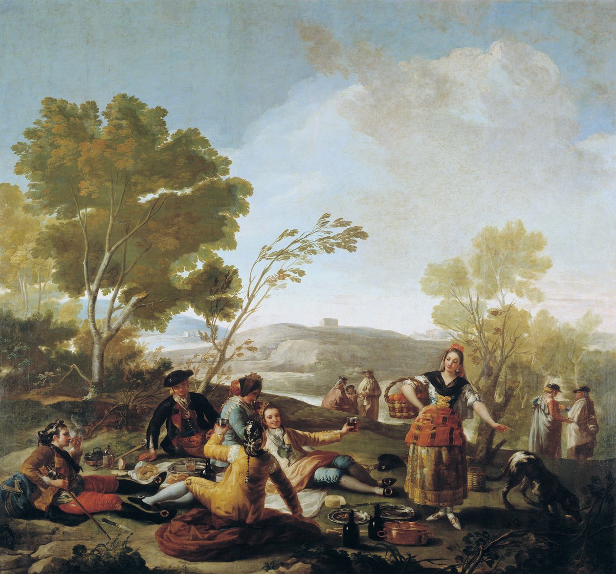 En piknik, 1776 av Francisco de Goya