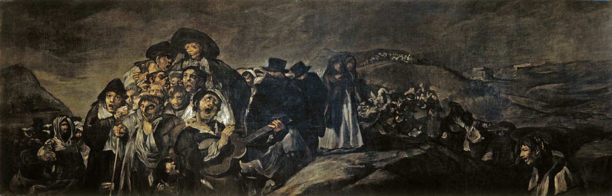 En pilegrimsreise til San Isidro av Francisco de Goya