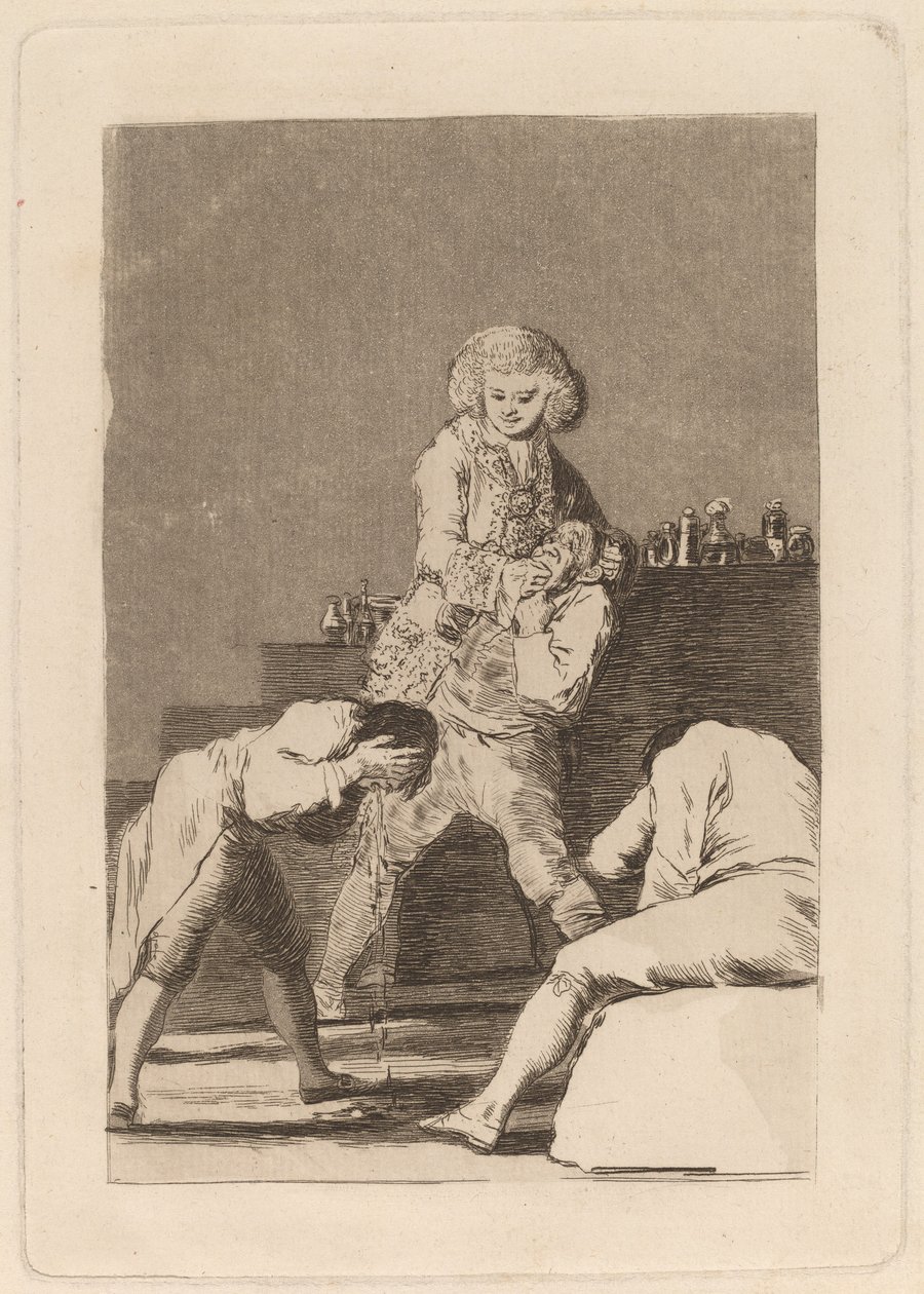 Al Conde Palatino (Til grev Palatine) av Francisco de Goya