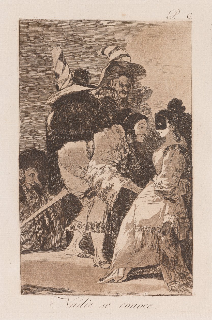 Utseende er villedende, sent på 18.-tidlig 1800-tallet (trykk) av Francisco de Goya