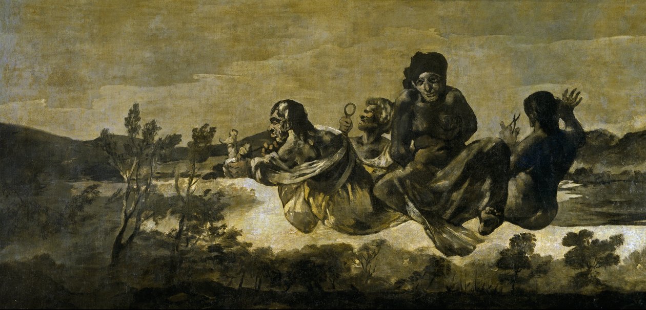 Atropos The Fates av Francisco de Goya
