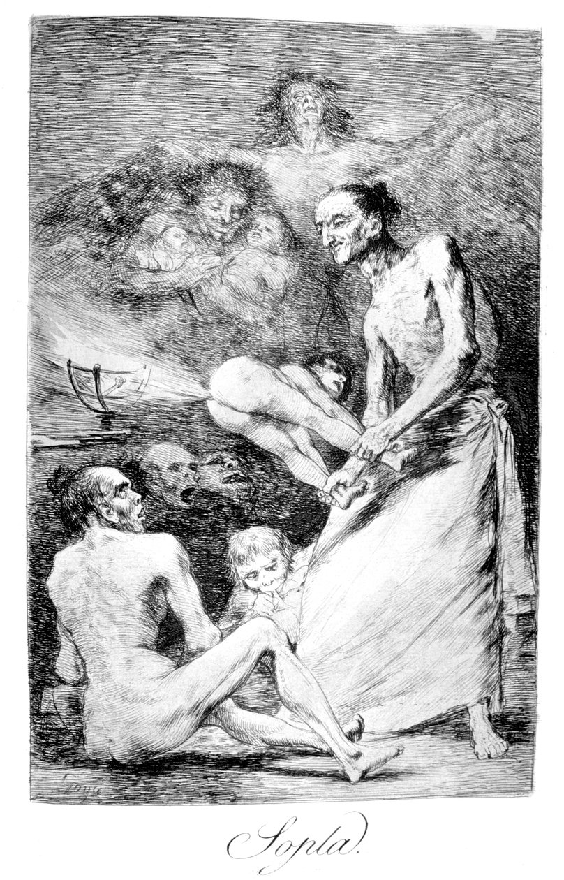 Blow, 1799 av Francisco de Goya