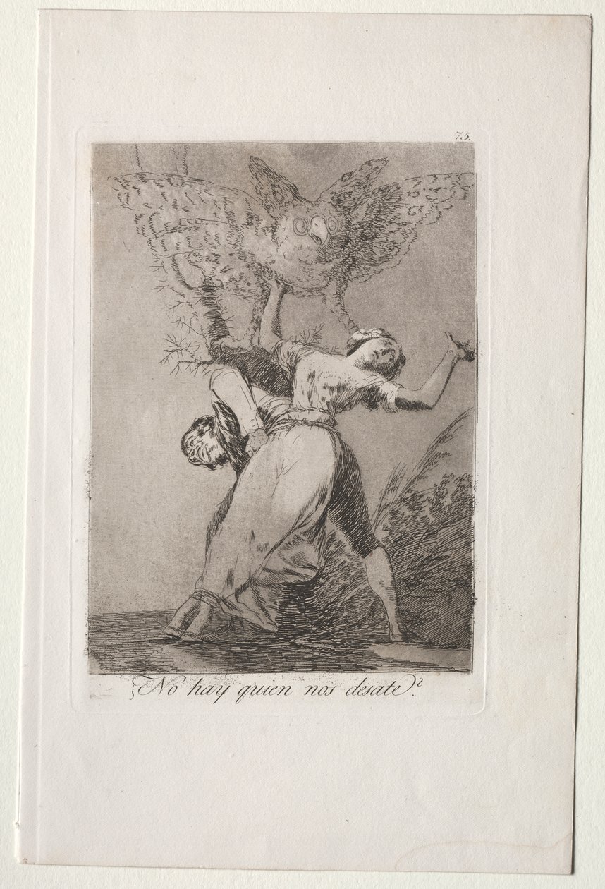 Caprichos: Kan ikke noen løsne oss? av Francisco de Goya