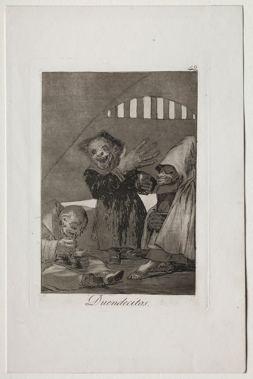 Caprichos: Hobgoliner av Francisco de Goya