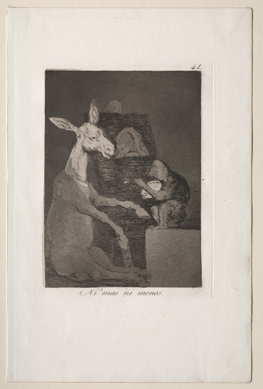 Caprichos: Verken mer eller mindre av Francisco de Goya