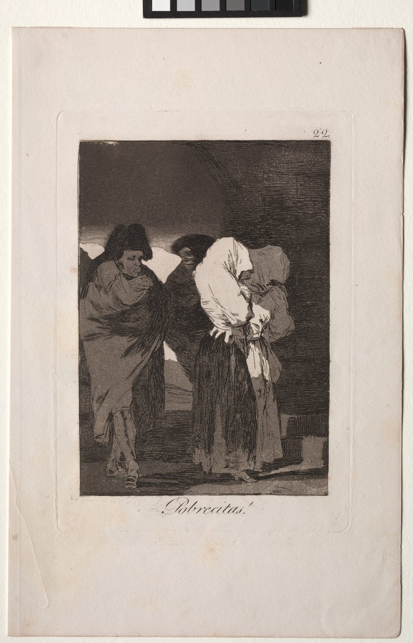 Caprichos: stakkars små jenter! av Francisco de Goya