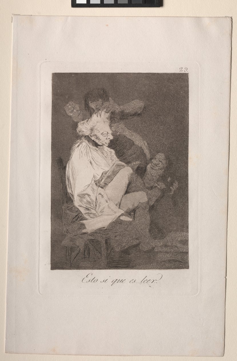 Caprichos: Det er absolutt å kunne lese av Francisco de Goya