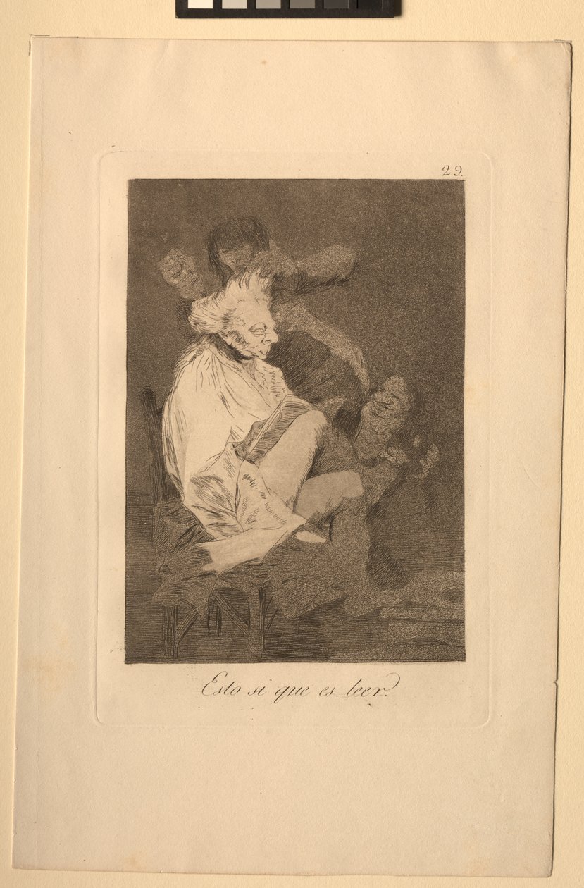 Caprichos: Det er absolutt å kunne lese. av Francisco de Goya