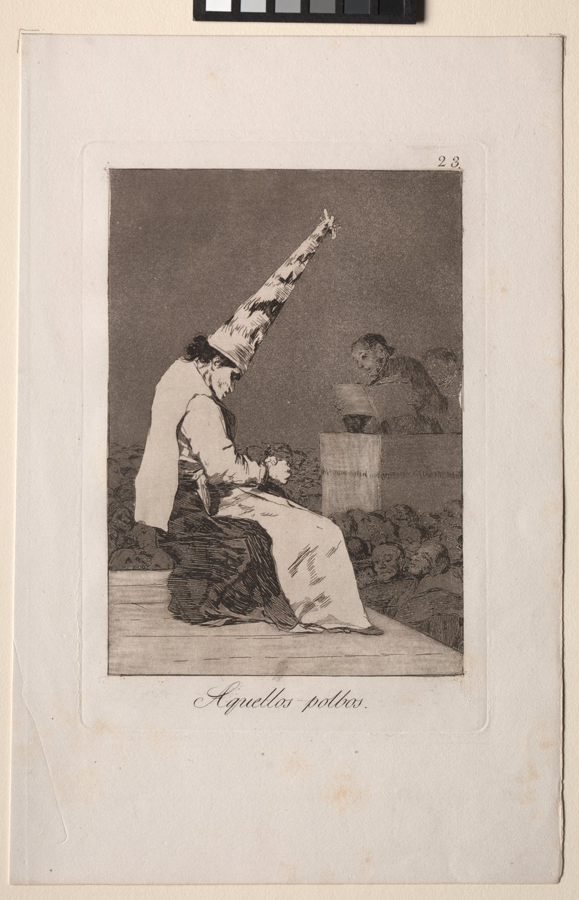 Caprichos: Disse støvflekkene av Francisco de Goya