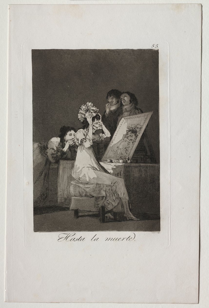 Caprichos: Inntil døden av Francisco de Goya