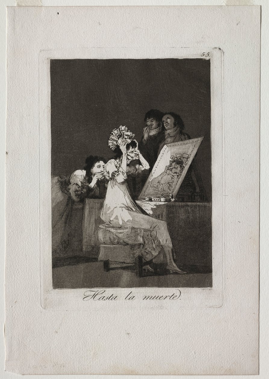 Caprichos: Inntil døden, 1799. av Francisco de Goya