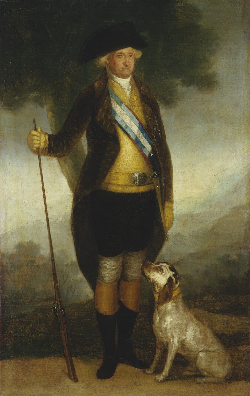 Carlos IV av Spania, jakt ca. 1799-1800 av Francisco de Goya