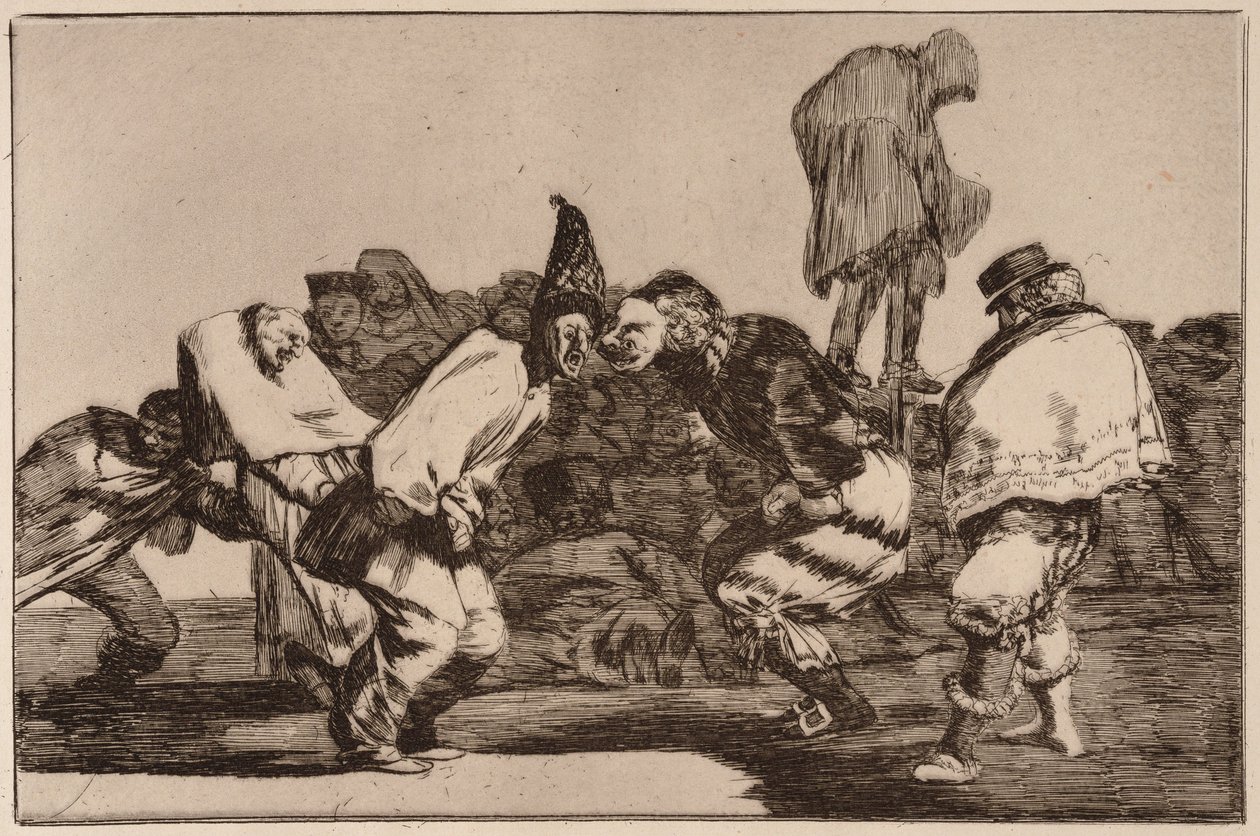 «Carnival Folly» (Disparate de carnaval), fra serien «Los Disparates» av Francisco de Goya