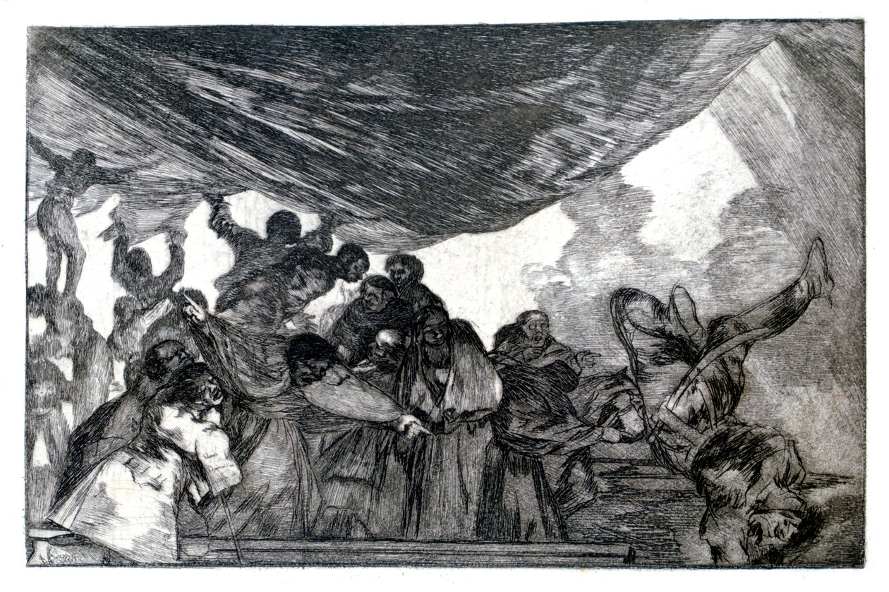 Clear Fantasy, 1819-1823 av Francisco de Goya