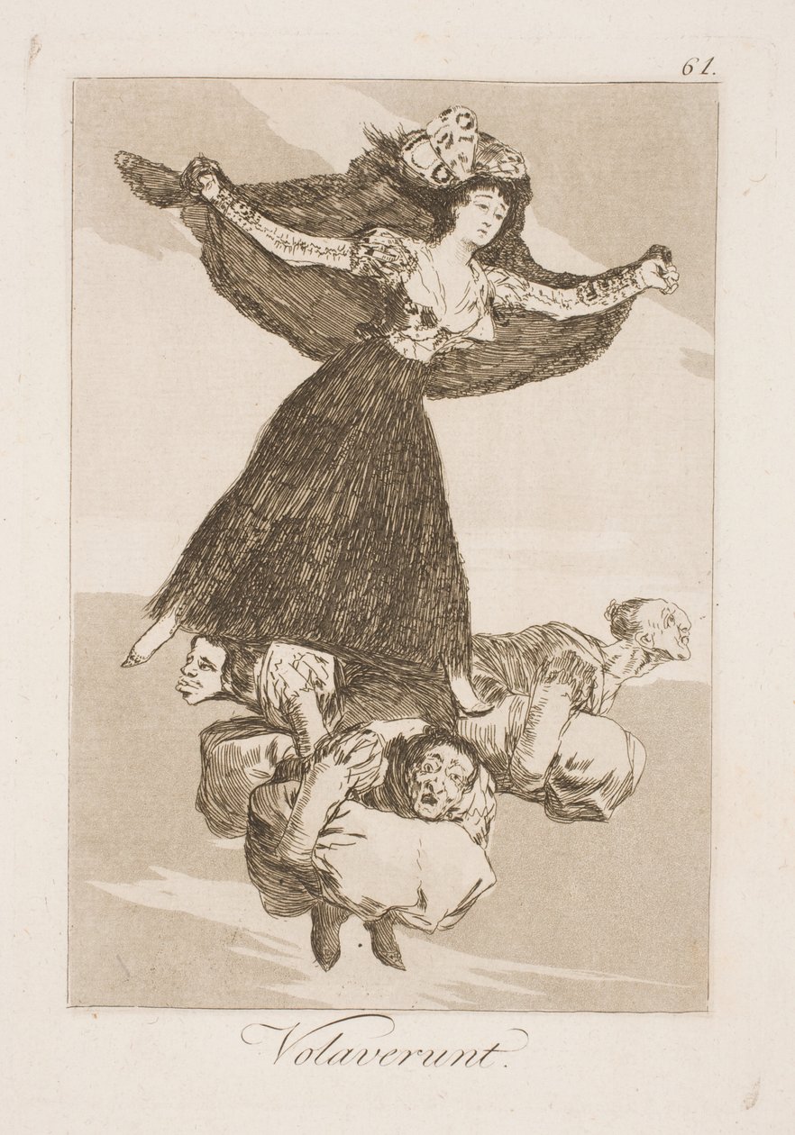 De har fløyet bort av Francisco de Goya