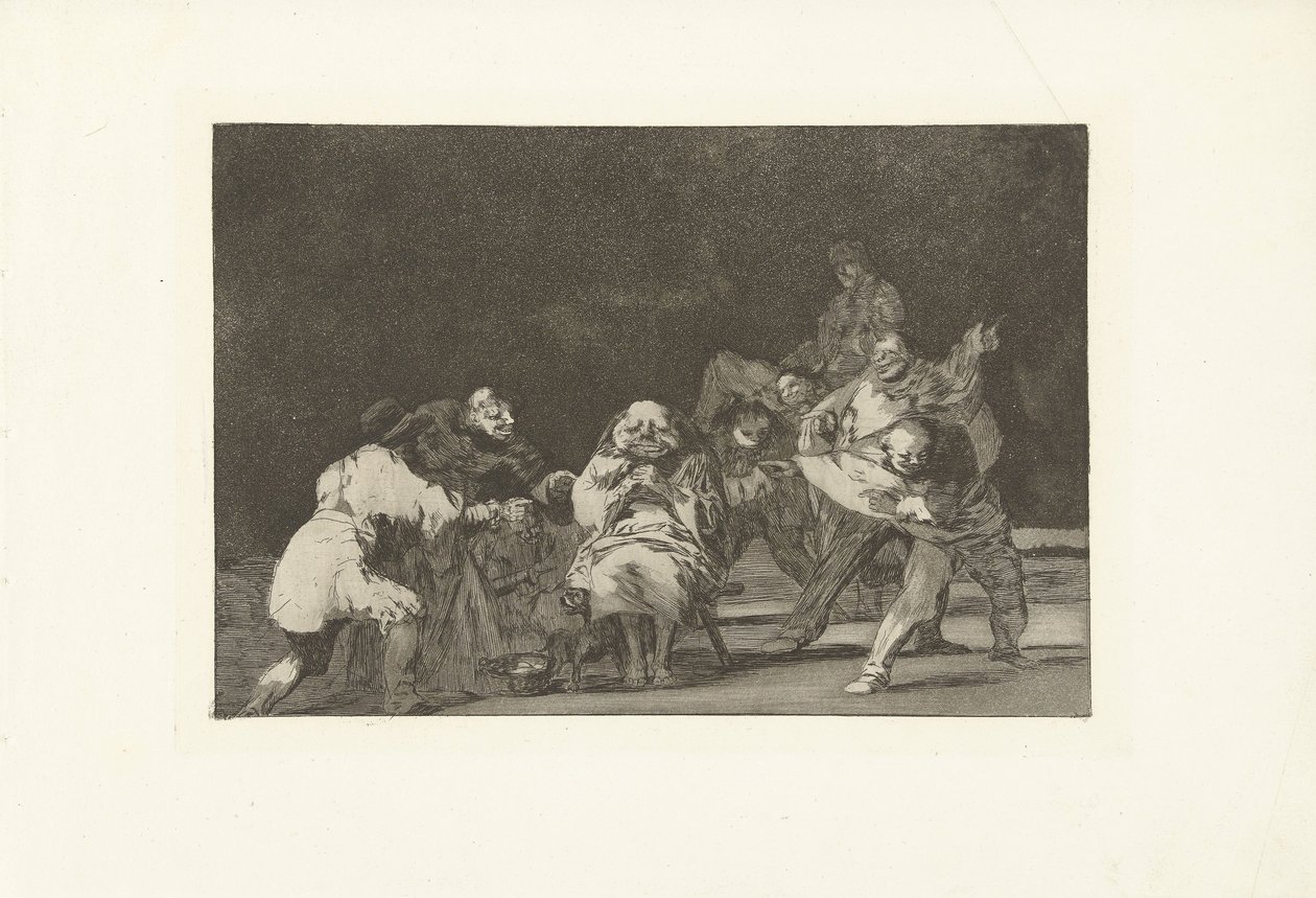 Lojaliteten La Lealtad Los Disparates (The follies) (serietittel) Los Proverbios (Ordspråkene) (serietittel) av Francisco de Goya