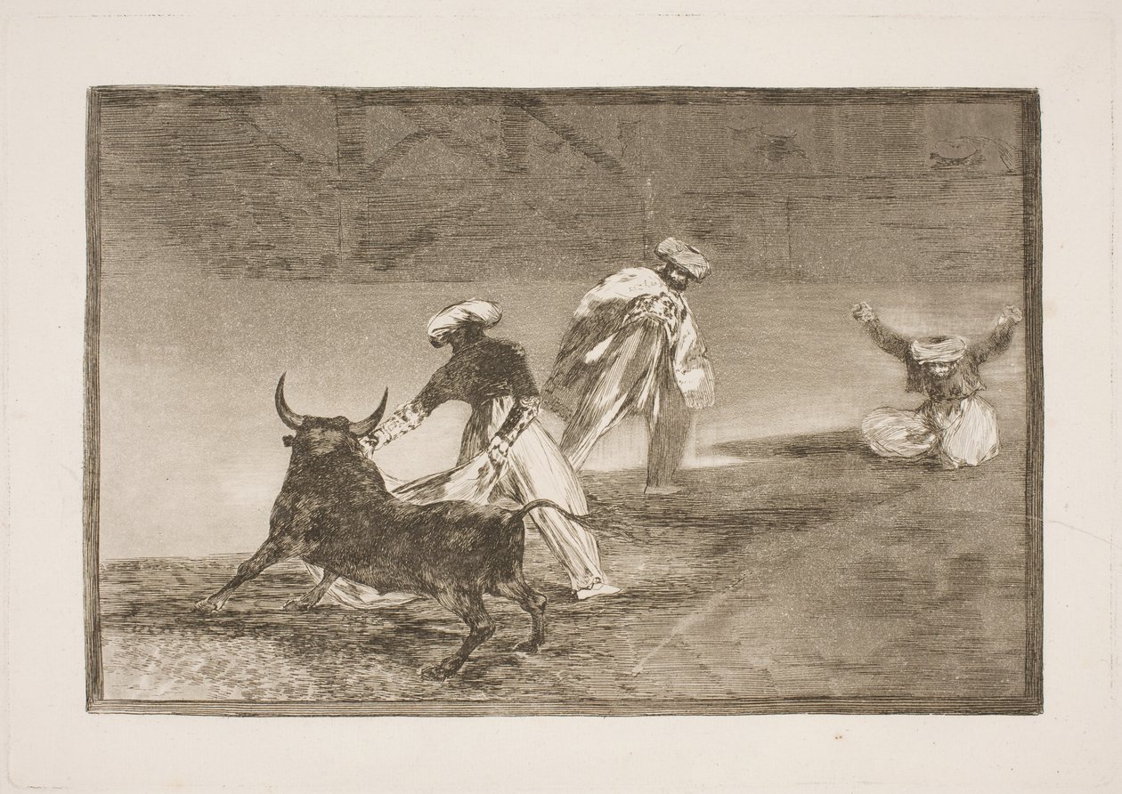 De erter noen andre i innhegningen av Francisco de Goya