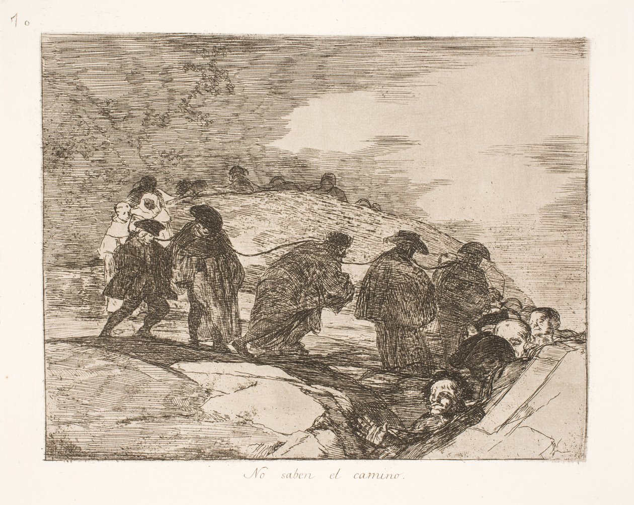 De vet ikke hvor (70) av Francisco de Goya