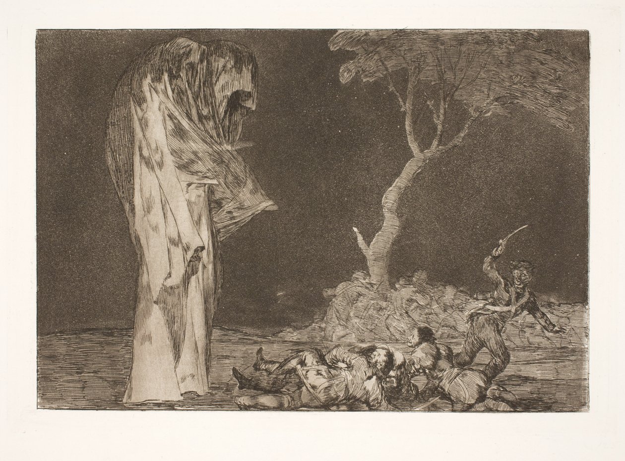 Den tåpelige frykten (ikke miste rykte på grunn av frykt) av Francisco de Goya