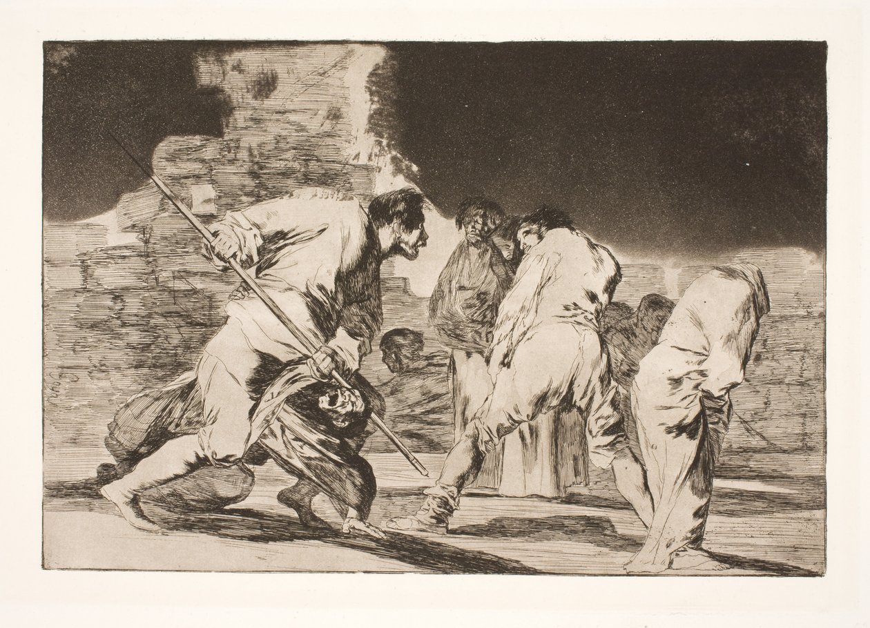 Det tåpelige sinnet (det er utrolig - og vi ble skapt av Gud) av Francisco de Goya