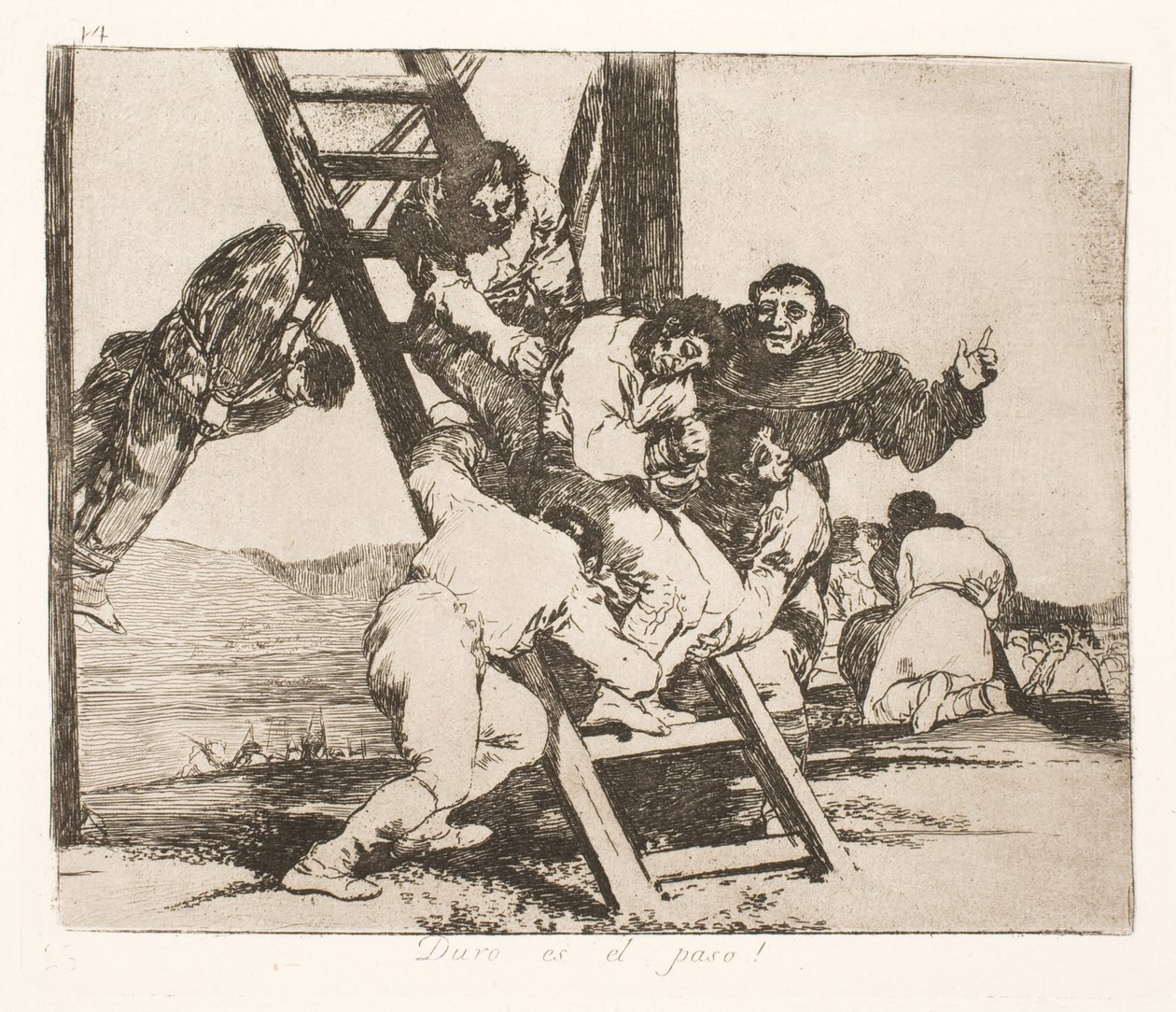 Den tunge gang (14) av Francisco de Goya