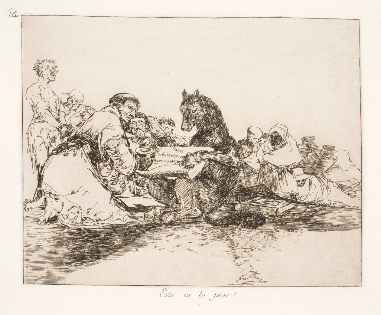 Men det er verre (74) av Francisco de Goya
