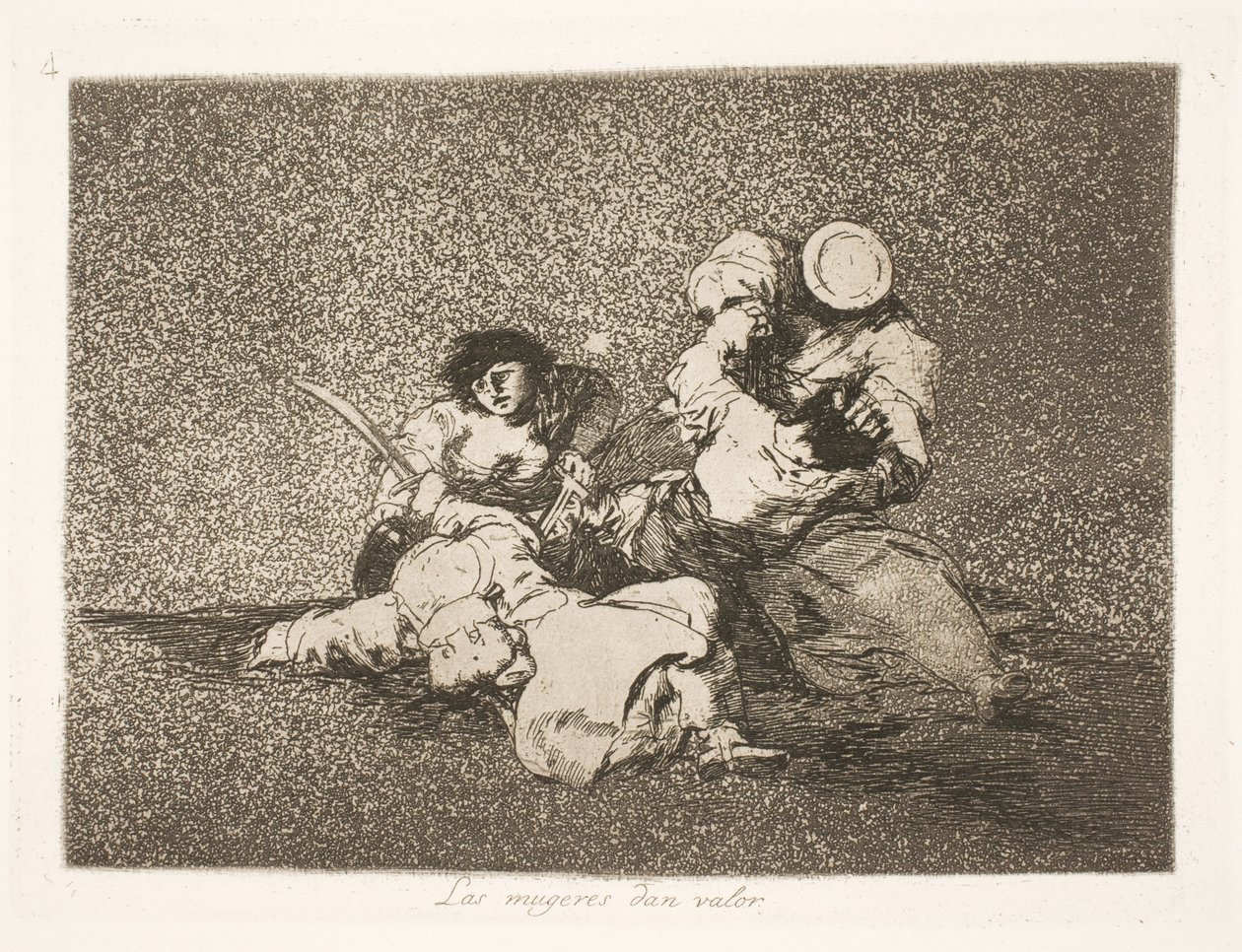 Det er kvinnene som gir mot (4) av Francisco de Goya