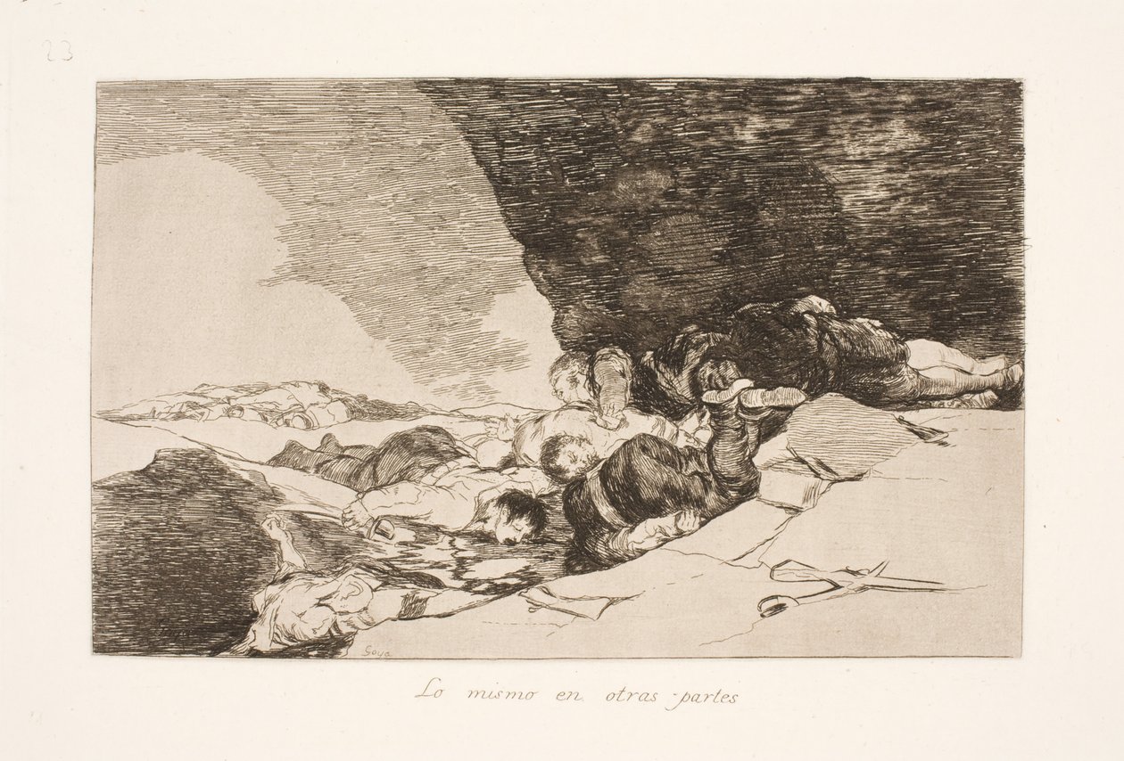 Det samme på en annen måte (23) av Francisco de Goya