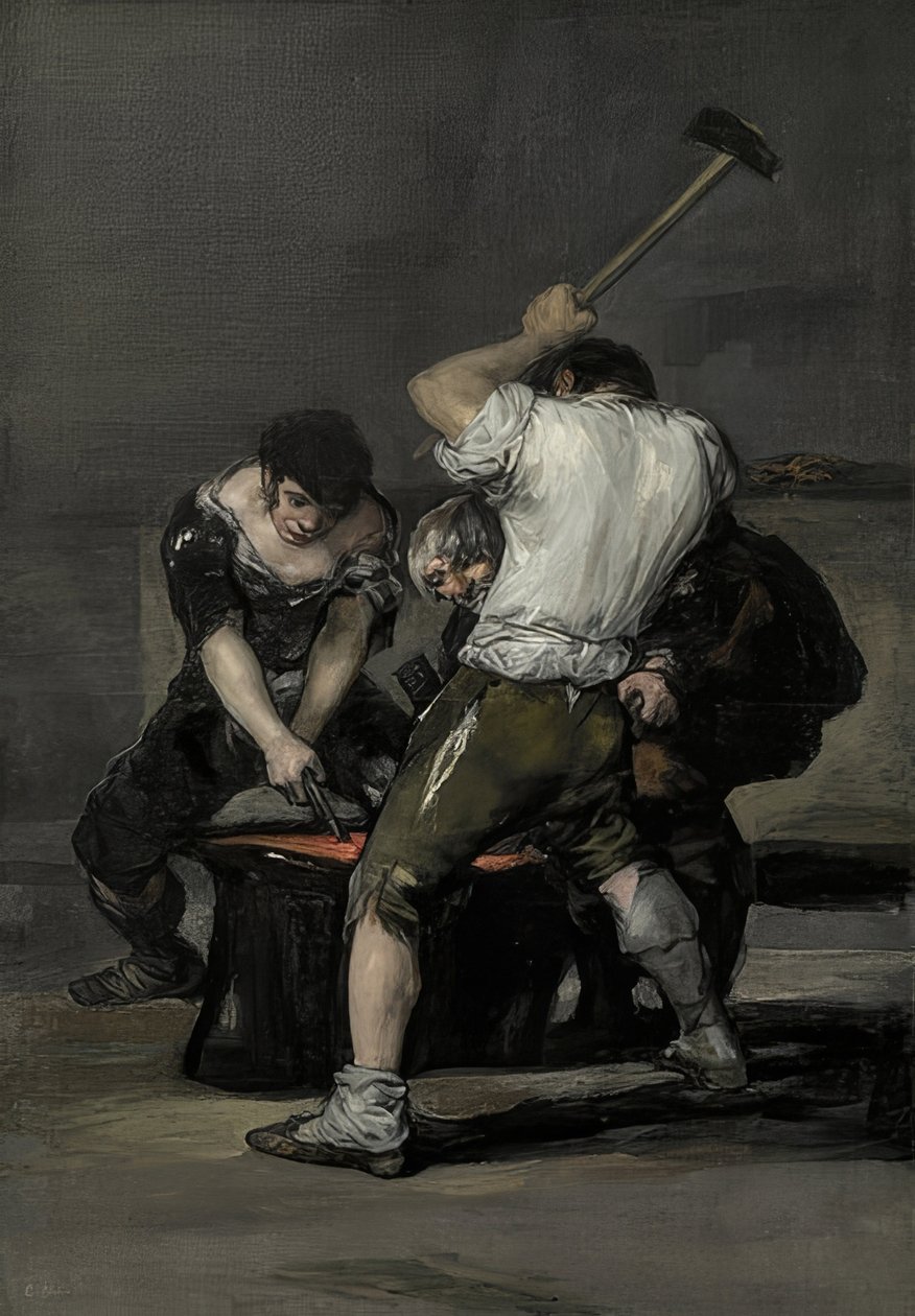 Smia. Rundt 1815-20 av Francisco de Goya