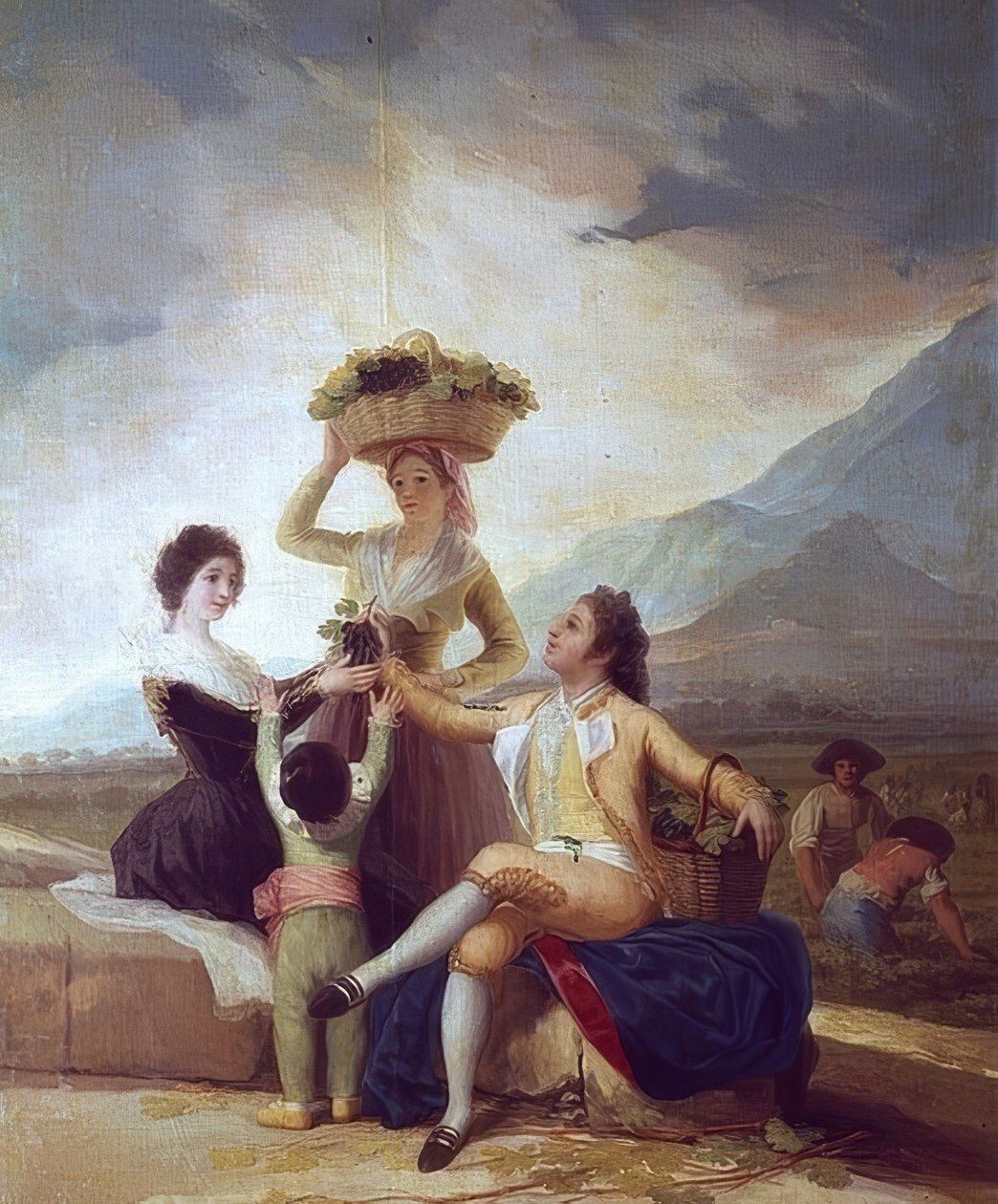 Druehøsten - høst. 1786 av Francisco de Goya