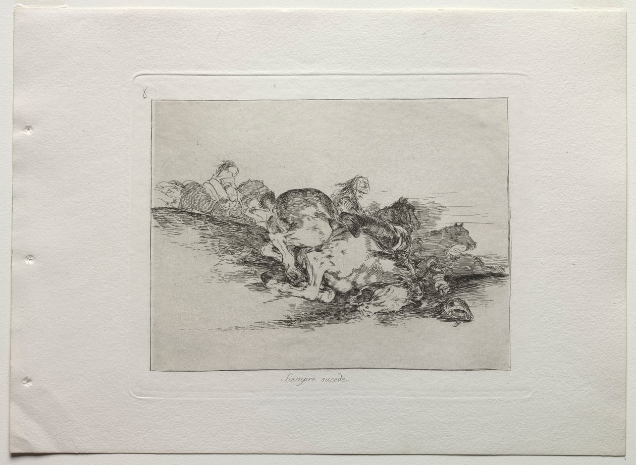 Disasters of War: It Always Happens, 1810-1820. av Francisco de Goya