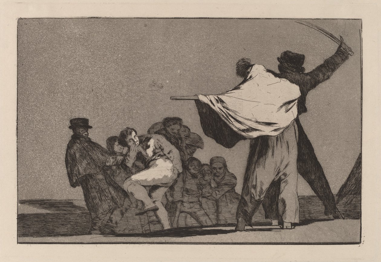 Uensartet conocido (velkjent dårskap) av Francisco de Goya