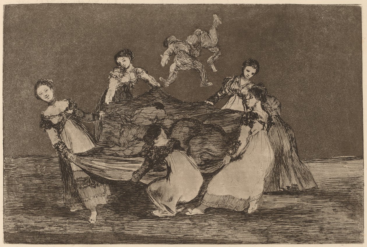 Disparate femenino (feminin dårskap) av Francisco de Goya