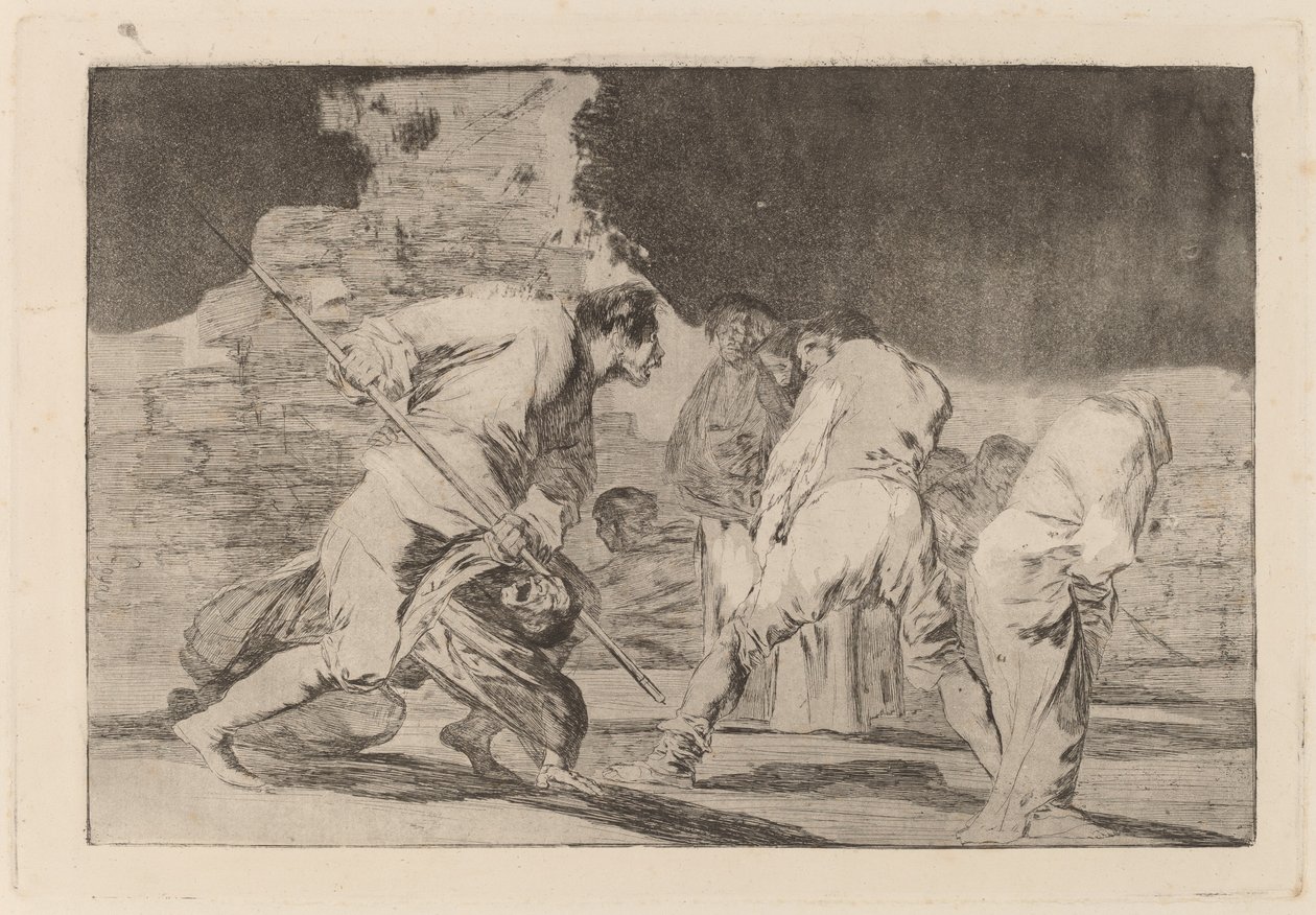 Disparate furioso (Furious Folly) av Francisco de Goya