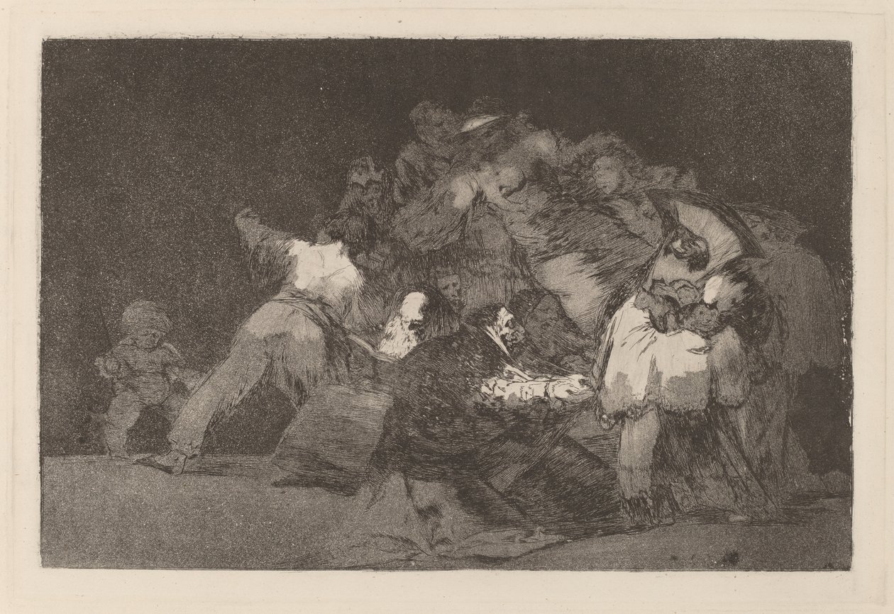 Uensartet generell (General Folly) av Francisco de Goya