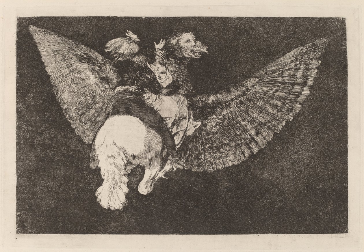 Disparate volante (Flying Folly) av Francisco de Goya