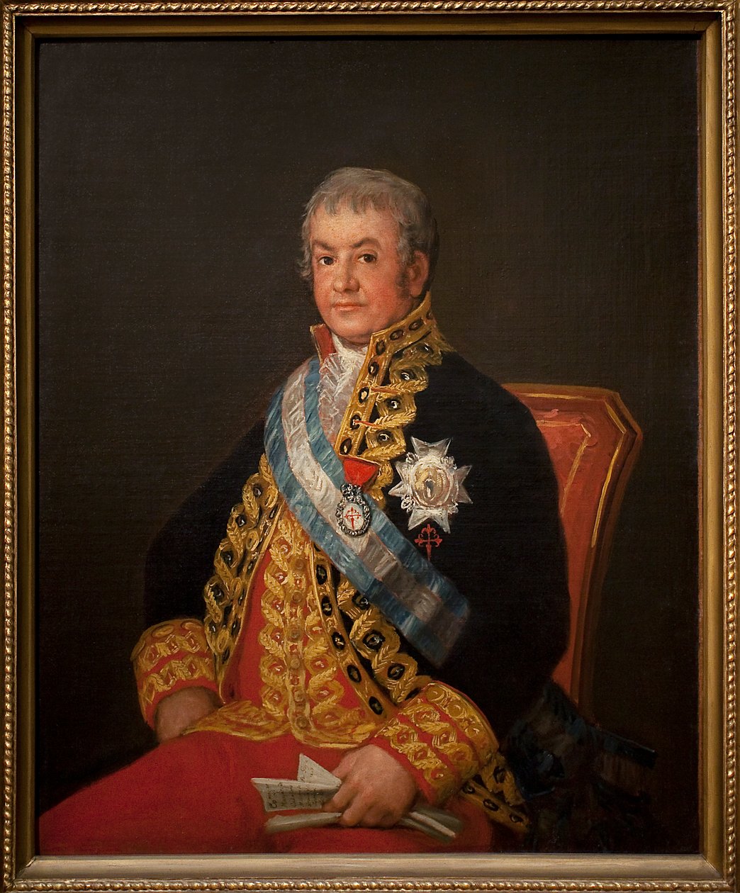 Don Jose Antonio, Marquis of Knight, 1807 av Francisco de Goya