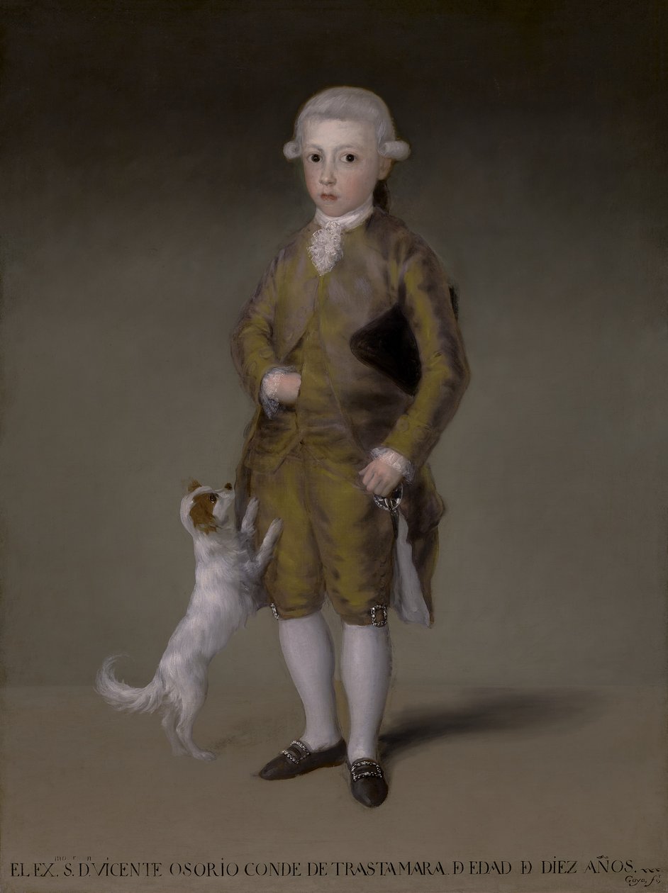 Don Vicente Isabel Osorio de Moscoso y Álvarez de Toledo, greve av Trastámara, ca. 1787-88 av Francisco de Goya