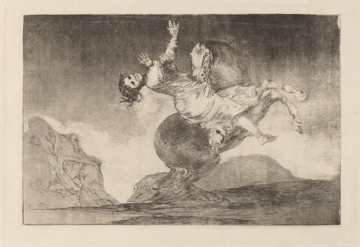 Raptor-hesten (hestebortføreren) av Francisco de Goya